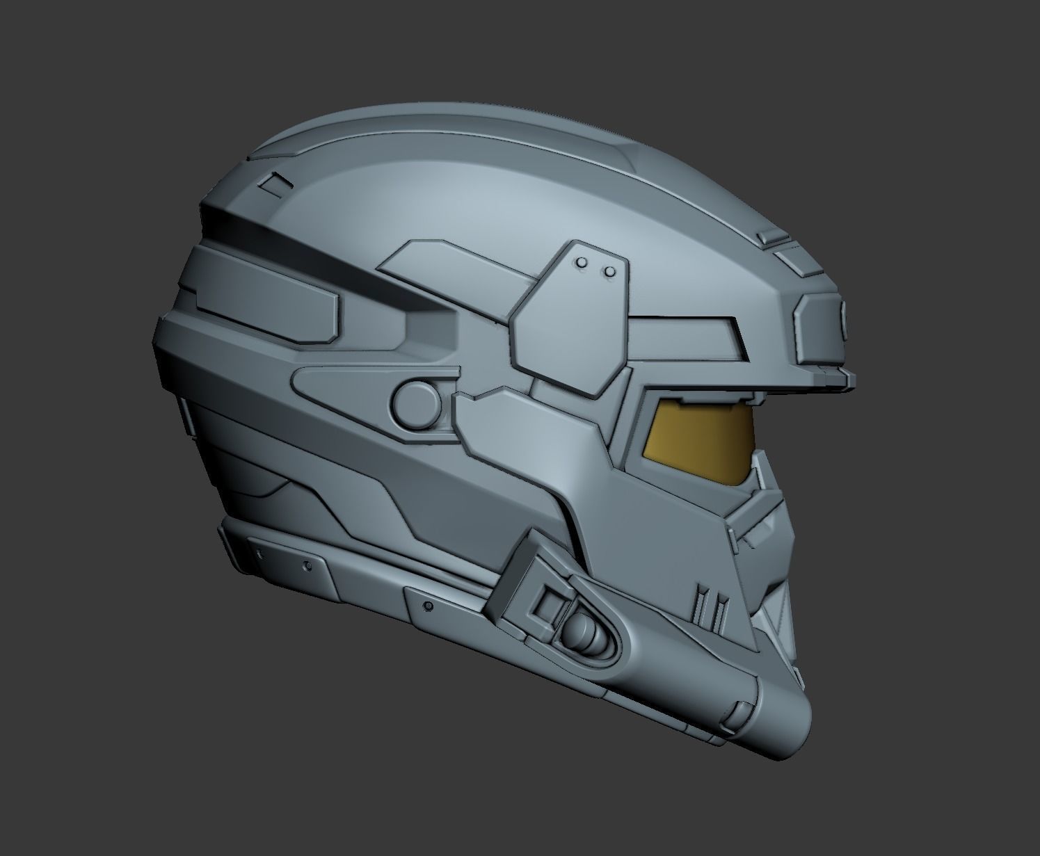 EOD helmet 3D print file 3D print model_4