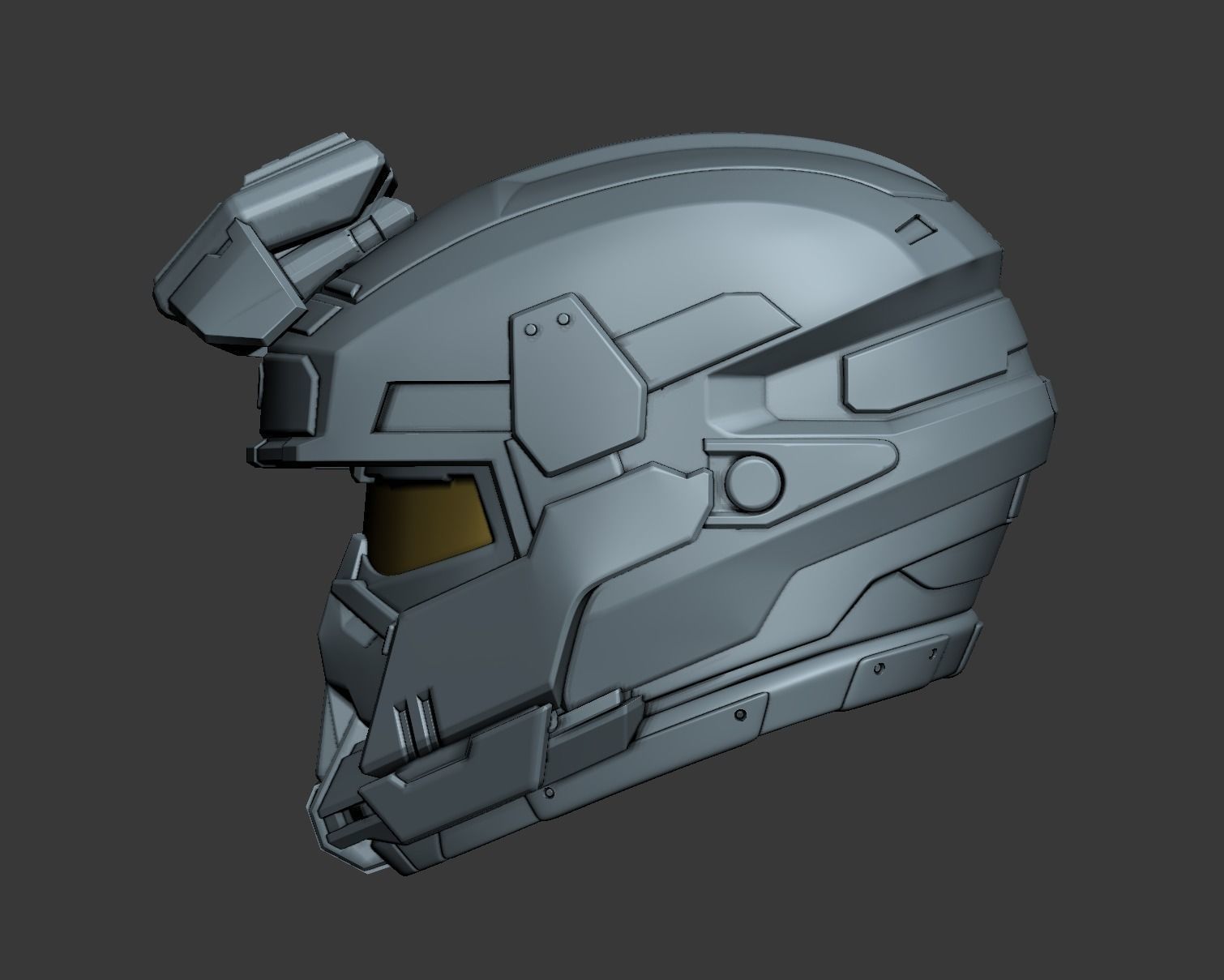EOD helmet 3D print file 3D print model_5