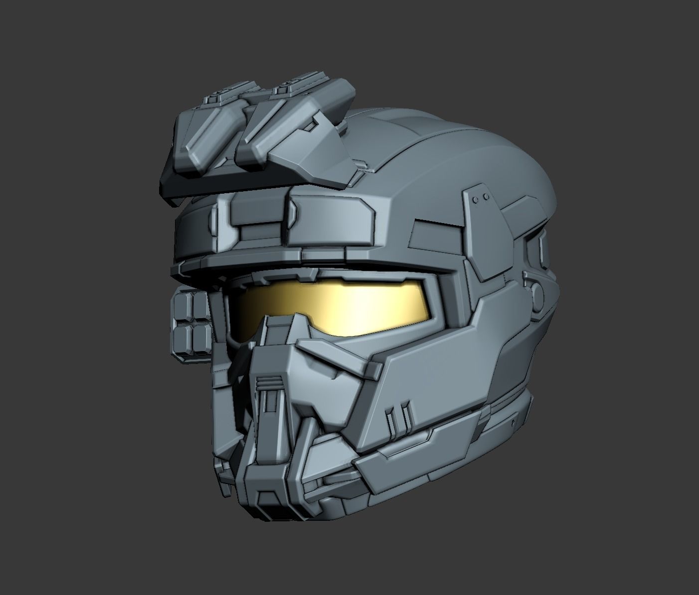 EOD helmet 3D print file 3D print model_2