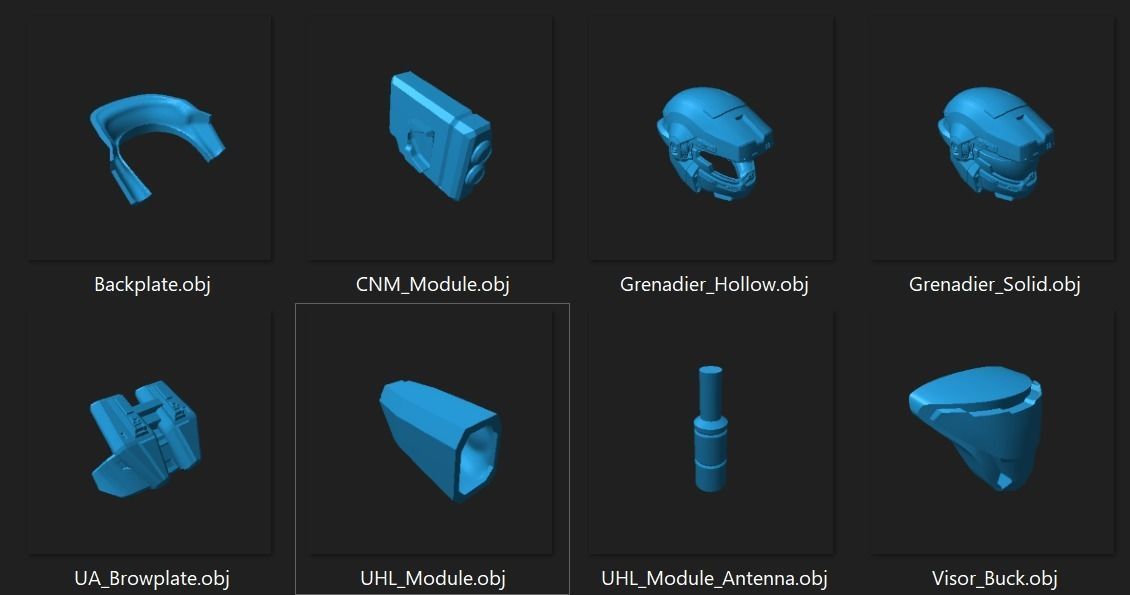 Grenadier helmet 3D print file 3D print model_8