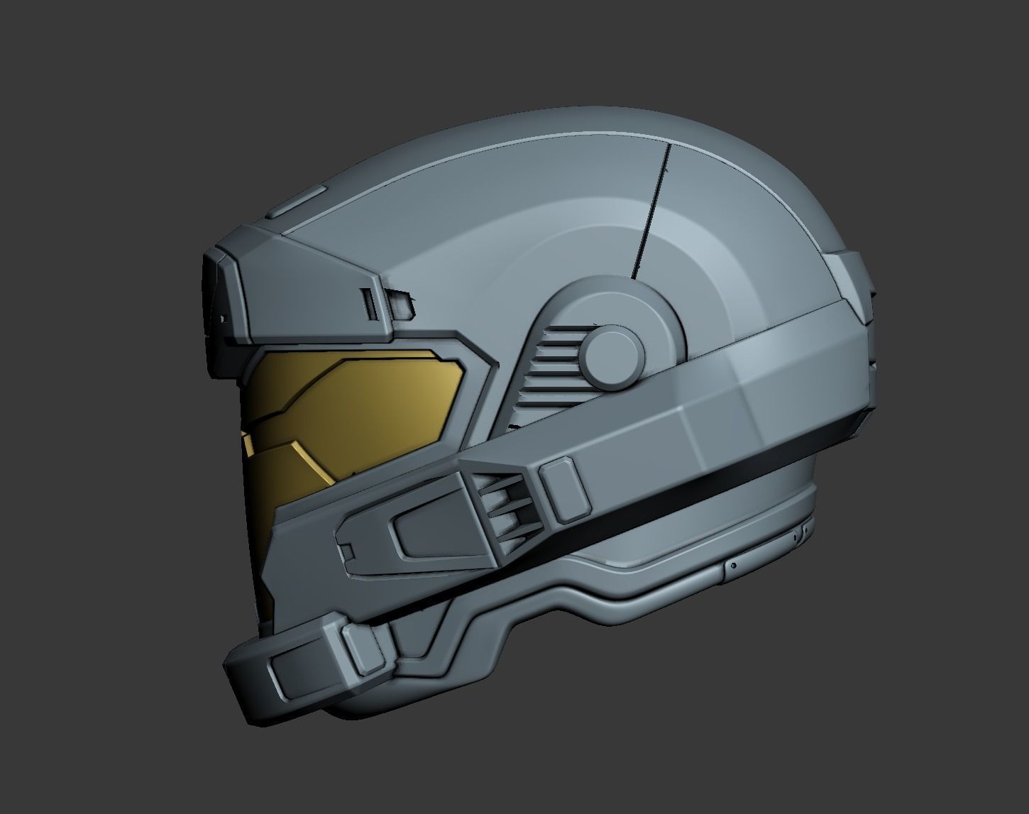 JFO helmet 3D print file 3D print model_6