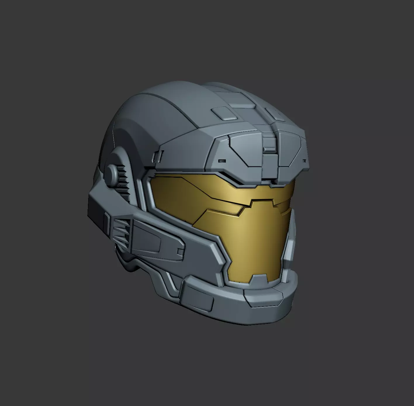 JFO helmet 3D print file 3D print model_0
