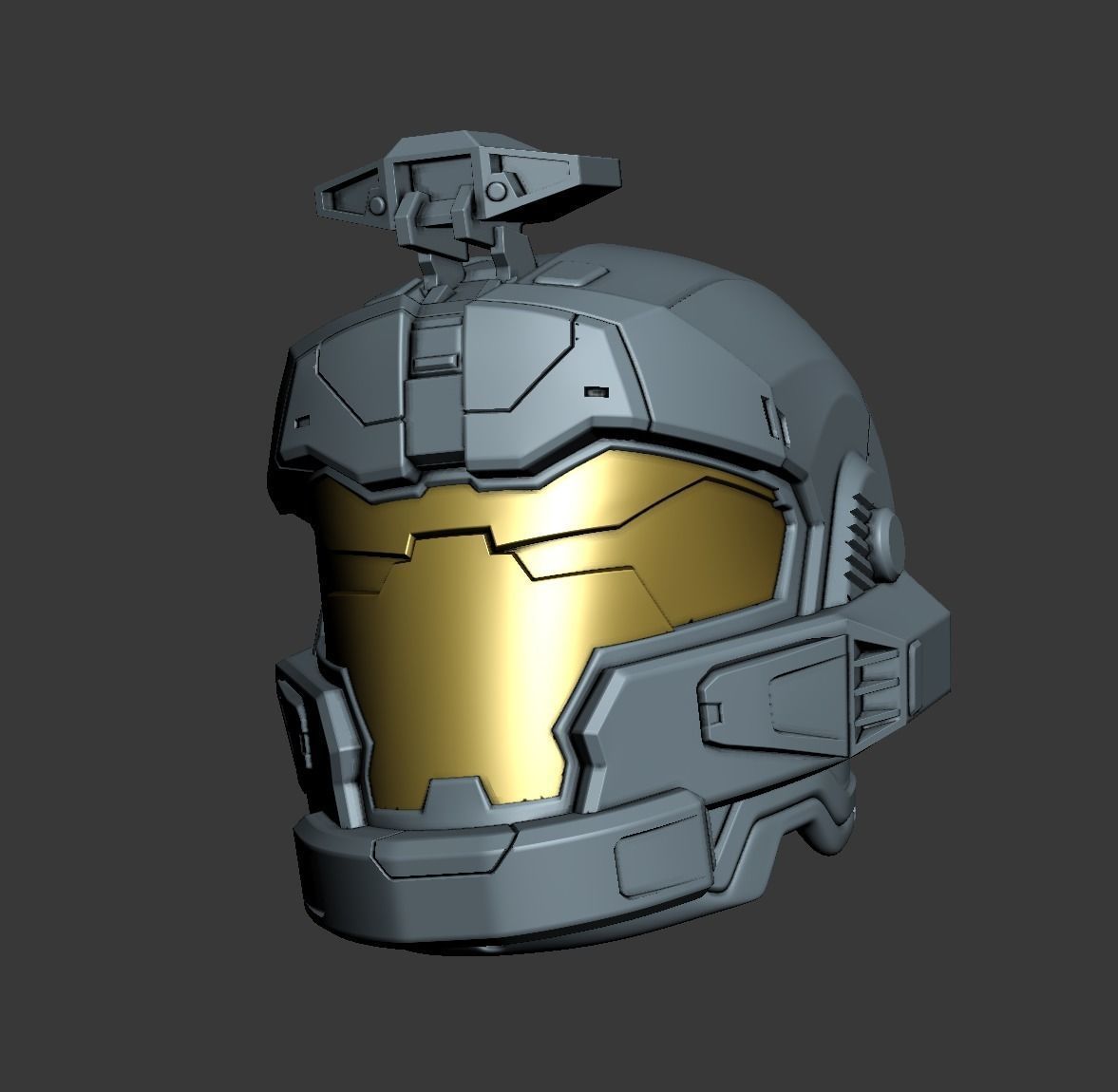 JFO helmet 3D print file 3D print model_3