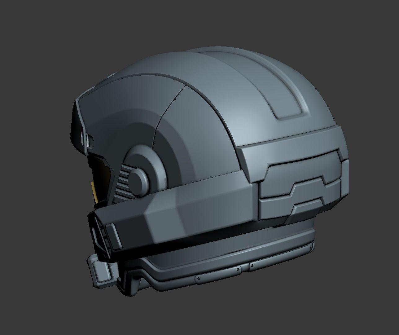 JFO helmet 3D print file 3D print model_8