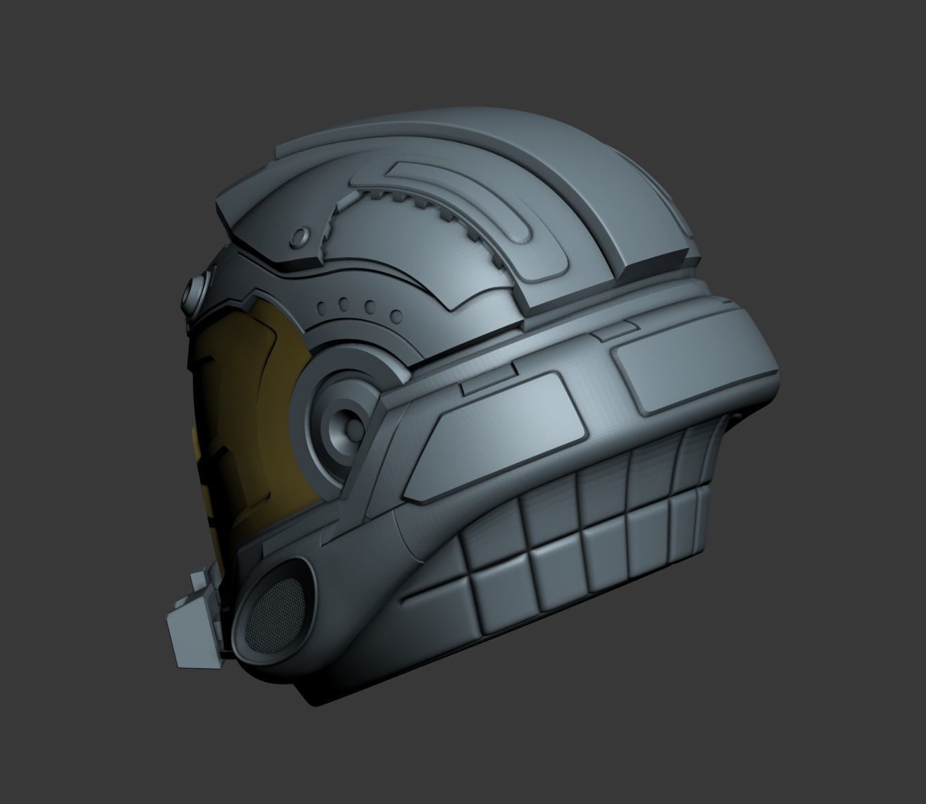 Mariner helmet 3D print file 3D print model_3