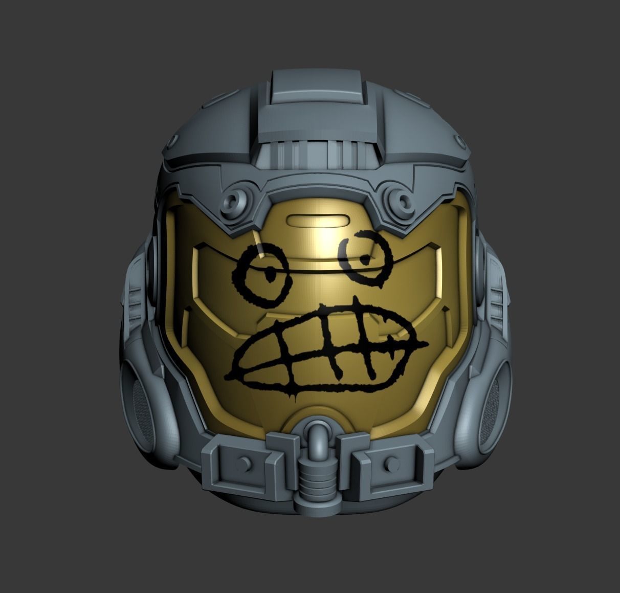 Mariner helmet 3D print file 3D print model_1