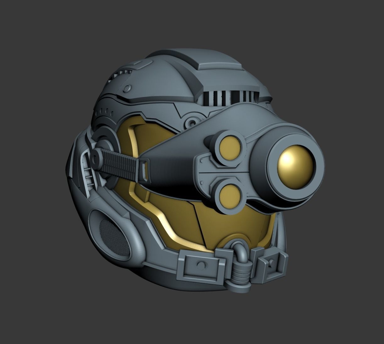 Mariner helmet 3D print file 3D print model_4