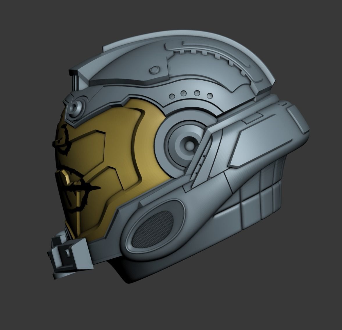 Mariner helmet 3D print file 3D print model_2
