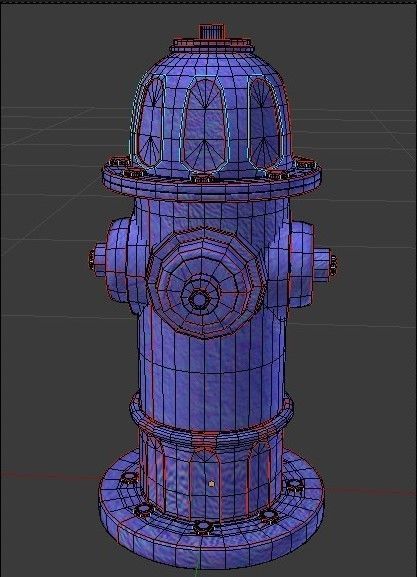 Hydrant 3D model_8