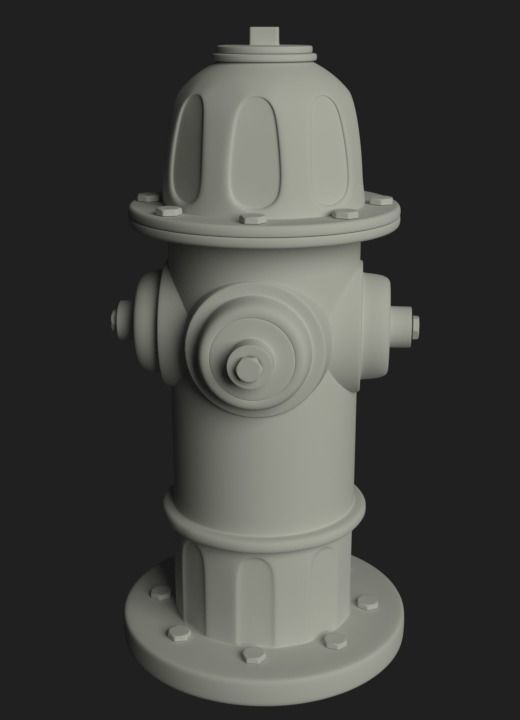 Hydrant 3D model_9
