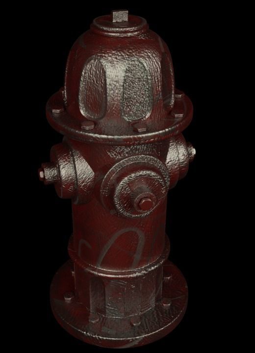 Hydrant 3D model_7