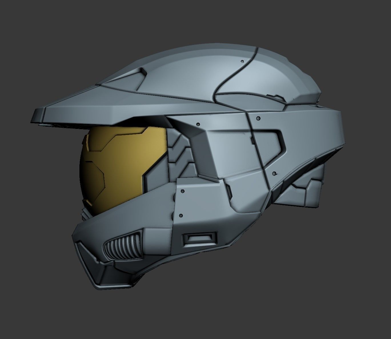 MKVI helmet 3D print file 3D print model_4