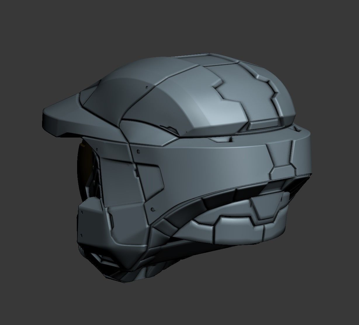 MKVI helmet 3D print file 3D print model_6