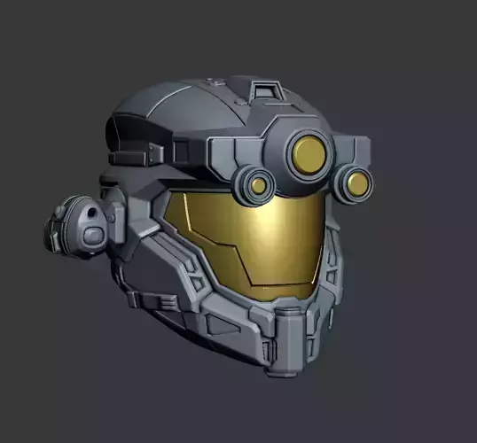 Operator Helmet 3D print file 3D print model
