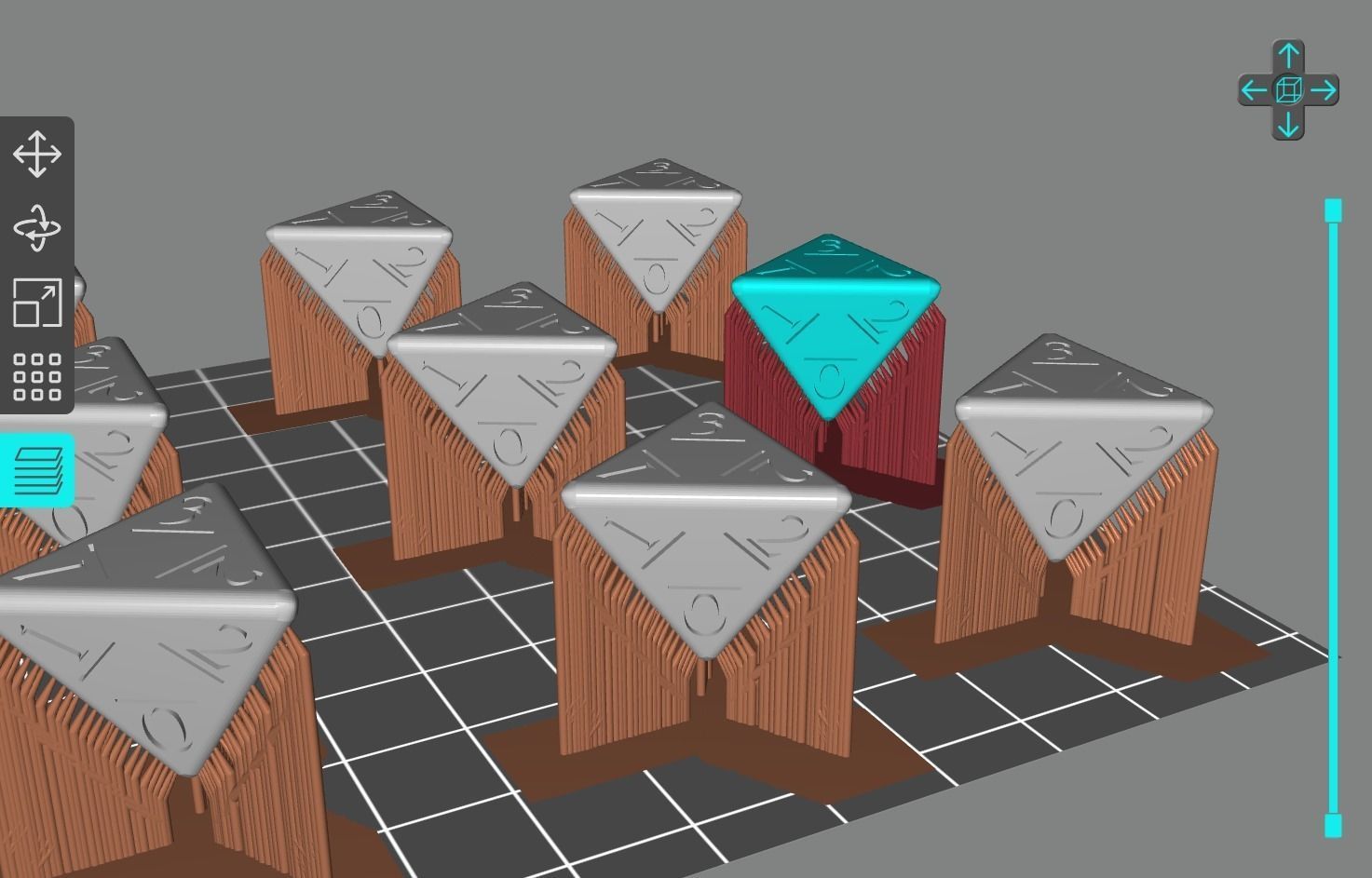 D4 Dices 3D modell for print 3D print model_3