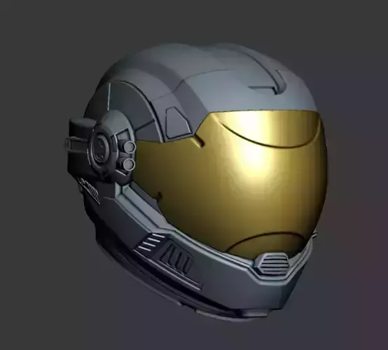 Security helmet 3D print file