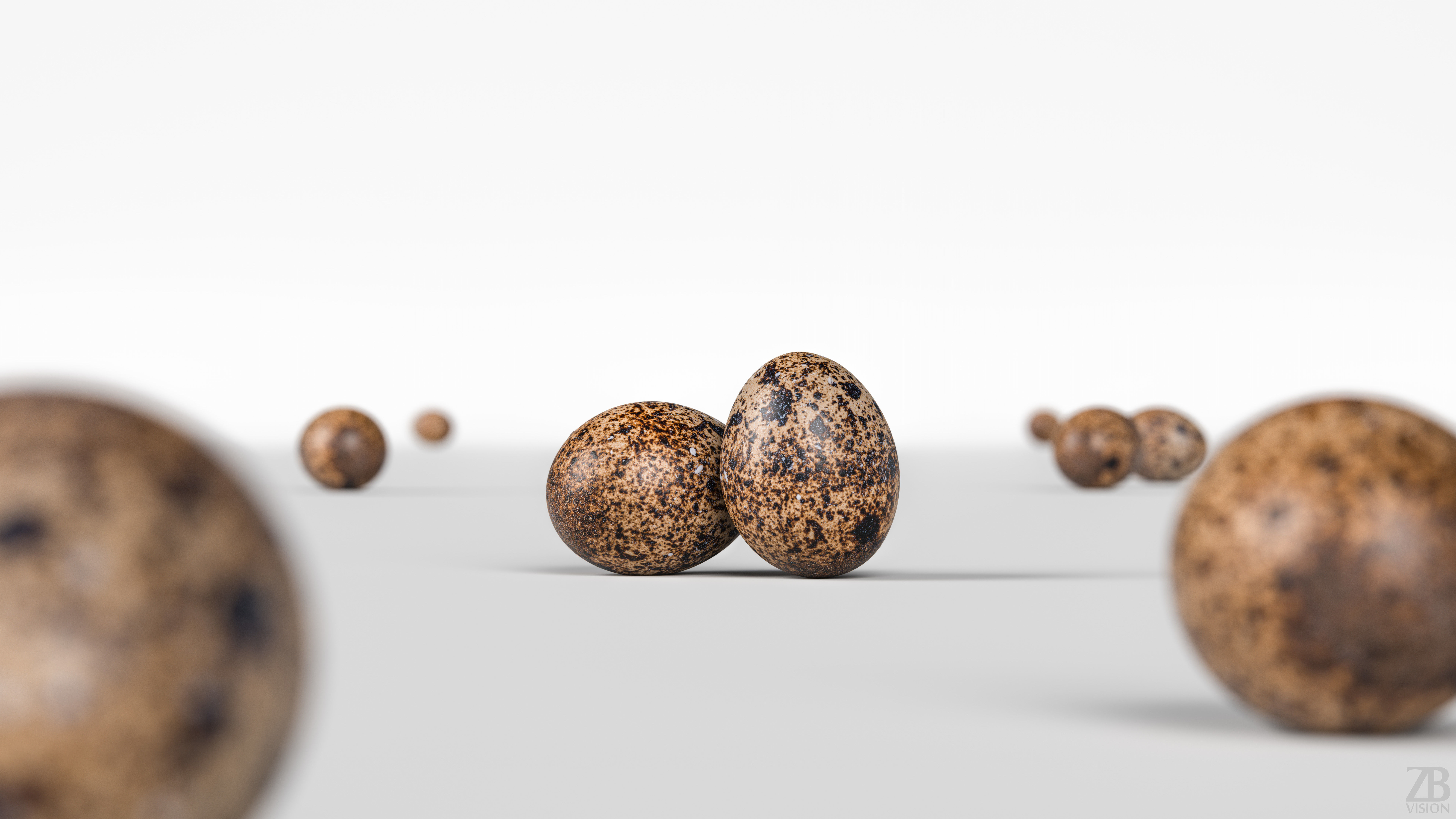 Quail Egg 3D model_1