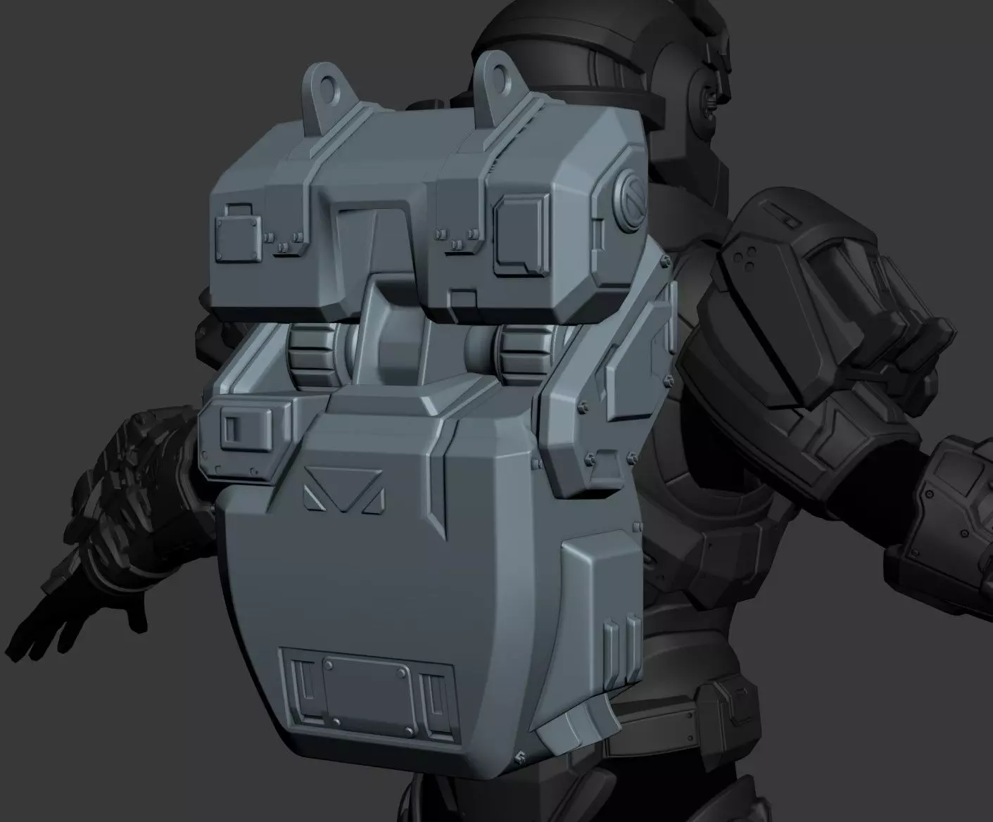 Grenadier Backpack 3D print model_0
