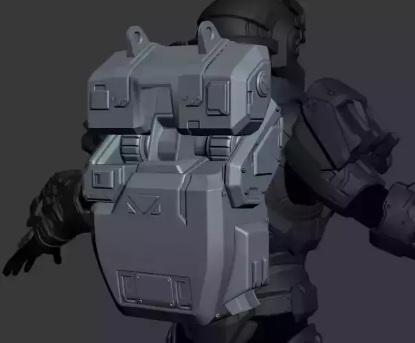 Grenadier Backpack 3D print model