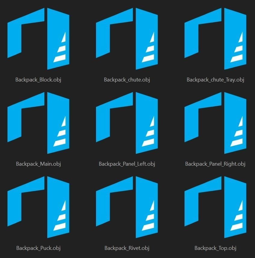 Grenadier Backpack 3D print model_3