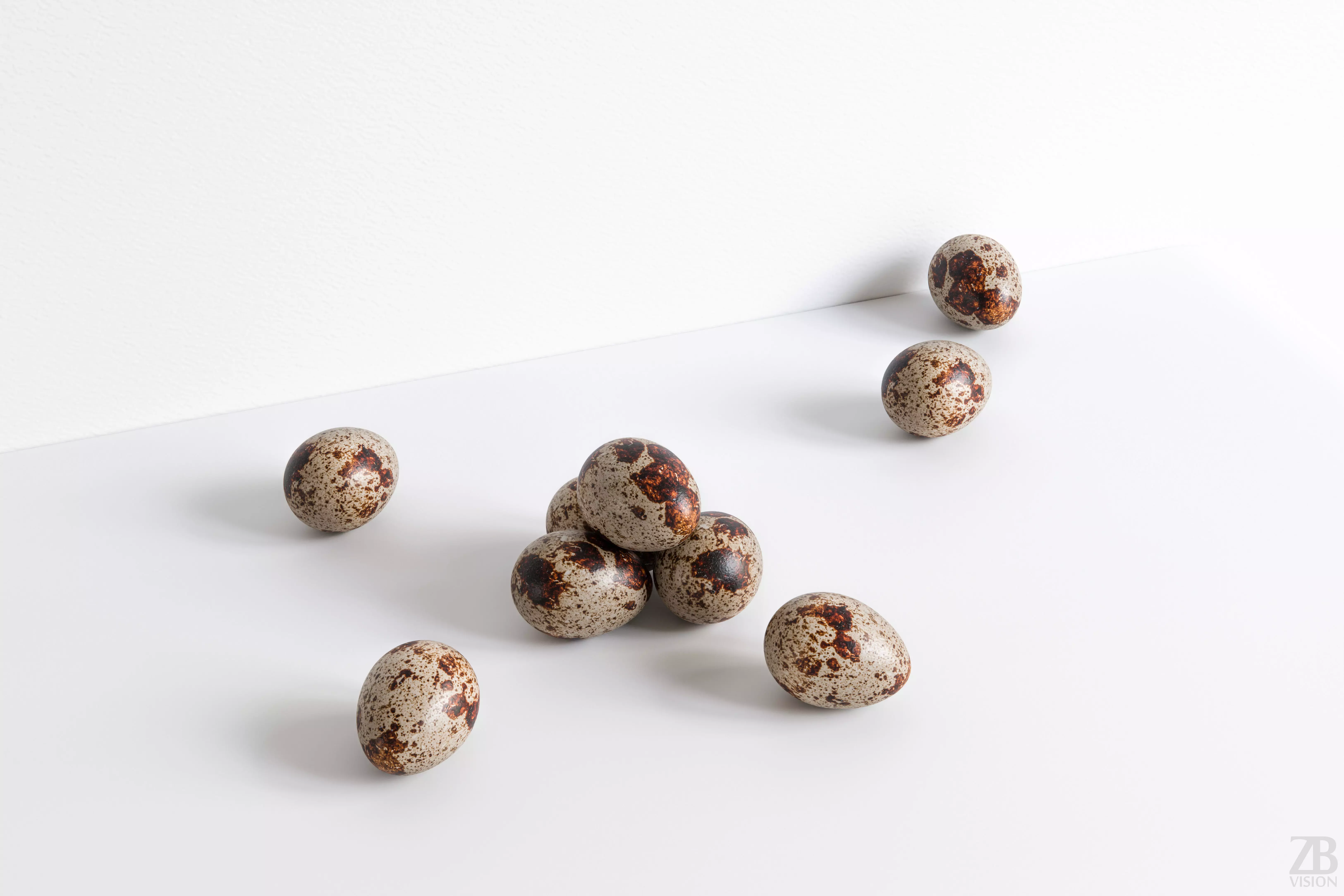 Quail Egg 3D model_0