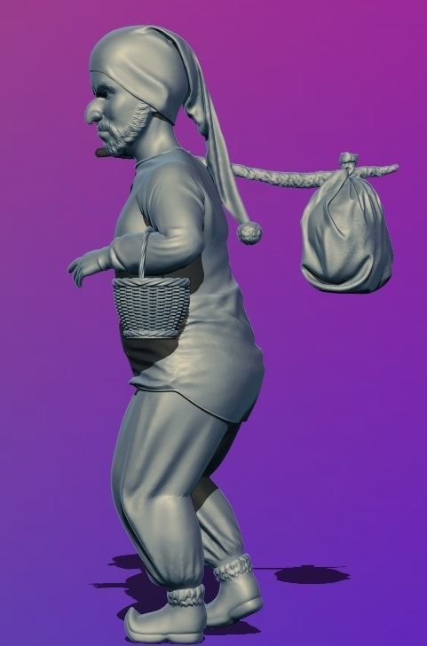 3D PEASANT DWARF MODELLING 3D print model_18