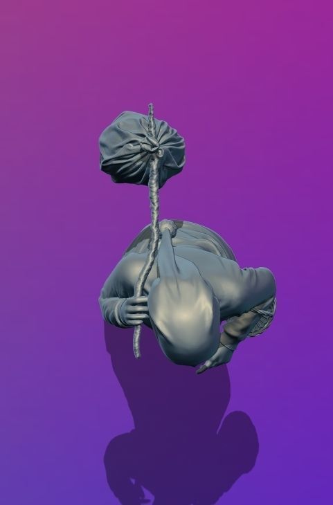 3D PEASANT DWARF MODELLING 3D print model_21