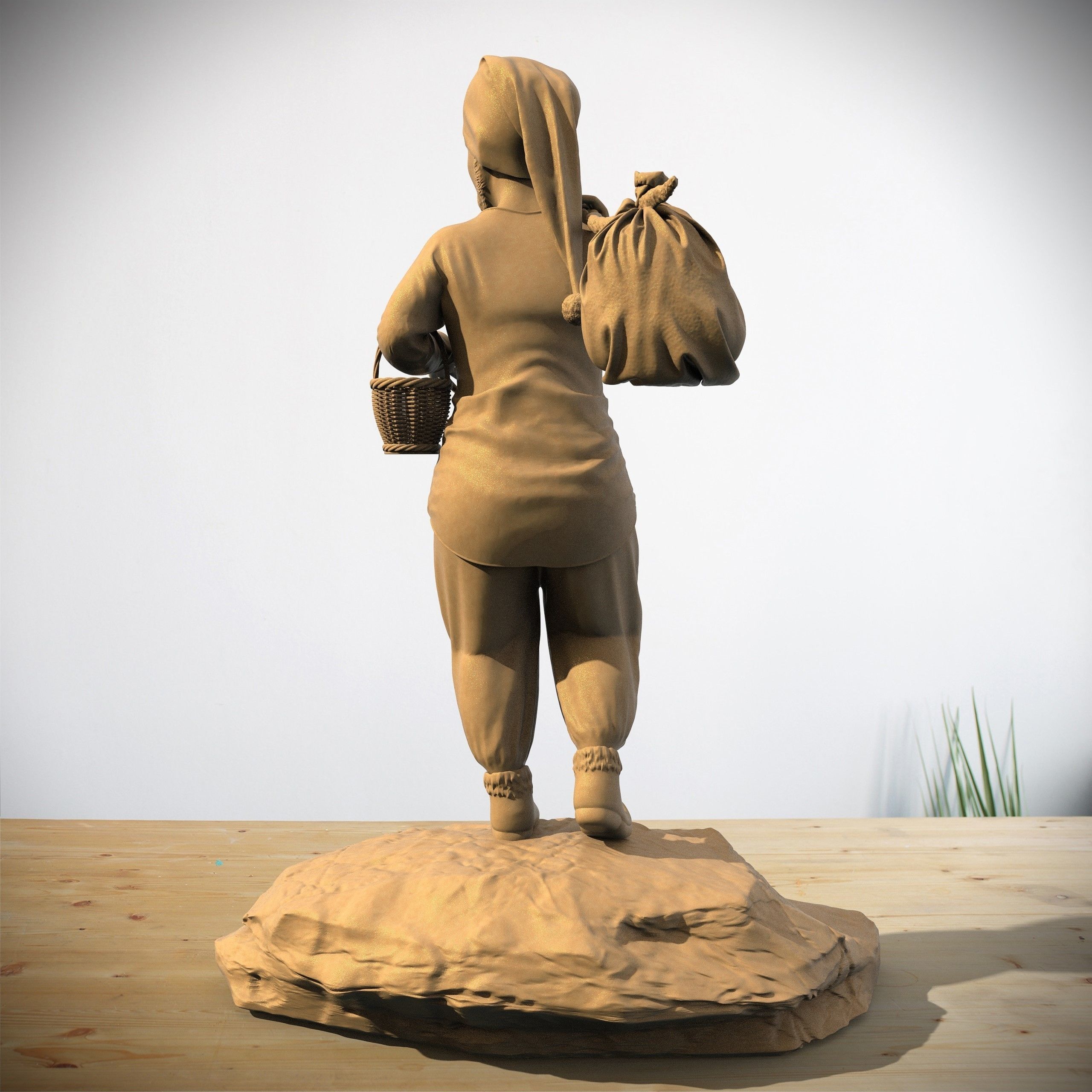 3D PEASANT DWARF MODELLING 3D print model_1