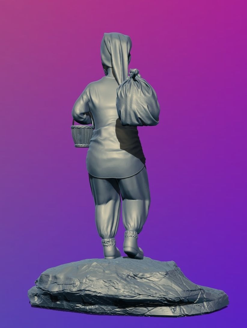 3D PEASANT DWARF MODELLING 3D print model_13