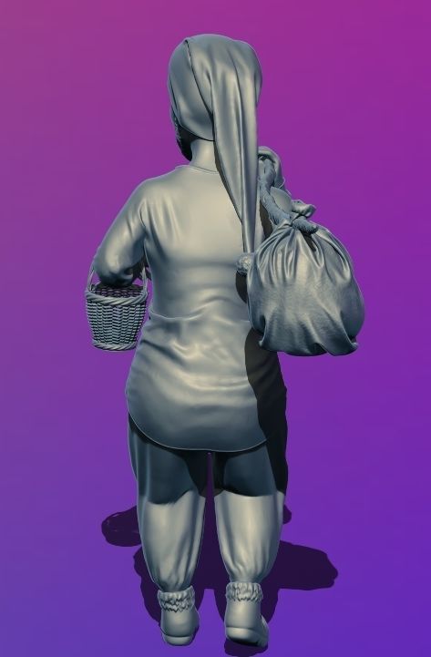 3D PEASANT DWARF MODELLING 3D print model_8