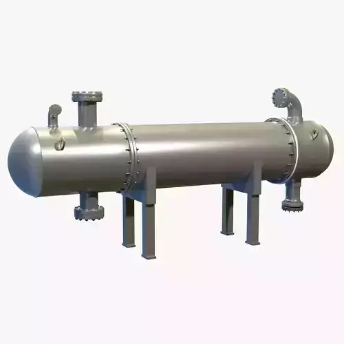 Heat Exchanger - Full Detail 3D model