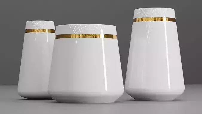 ceramic decorative Cylindrical