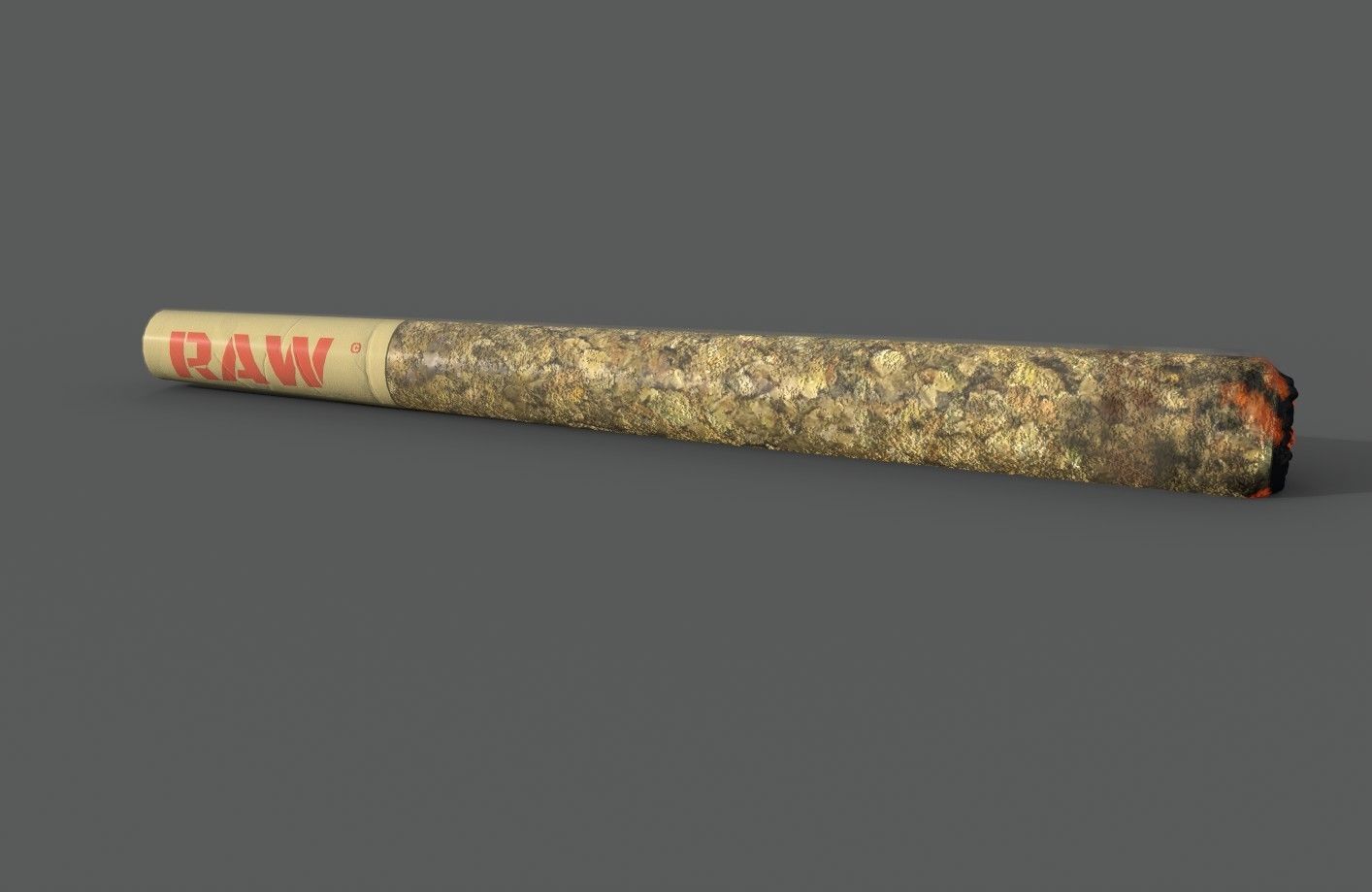 Raw Cone Joint Low-poly 3D model_2