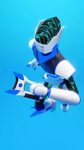 Low Poly Robot Free low-poly 3D model