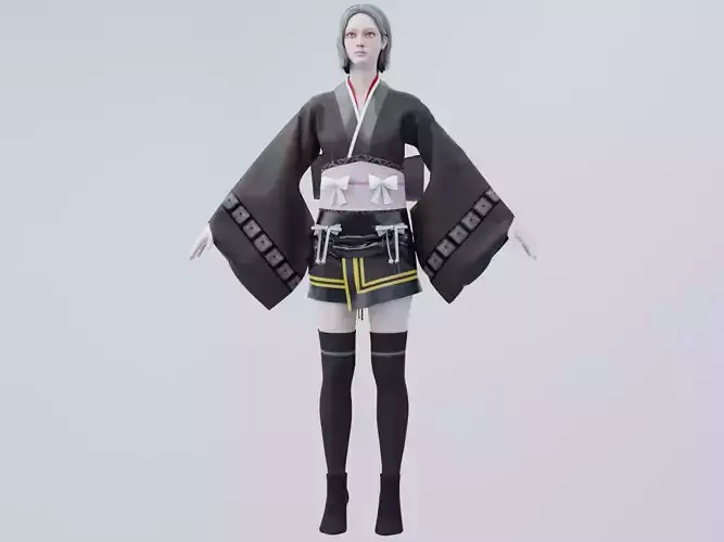 Kimono -Japanese Women-anime