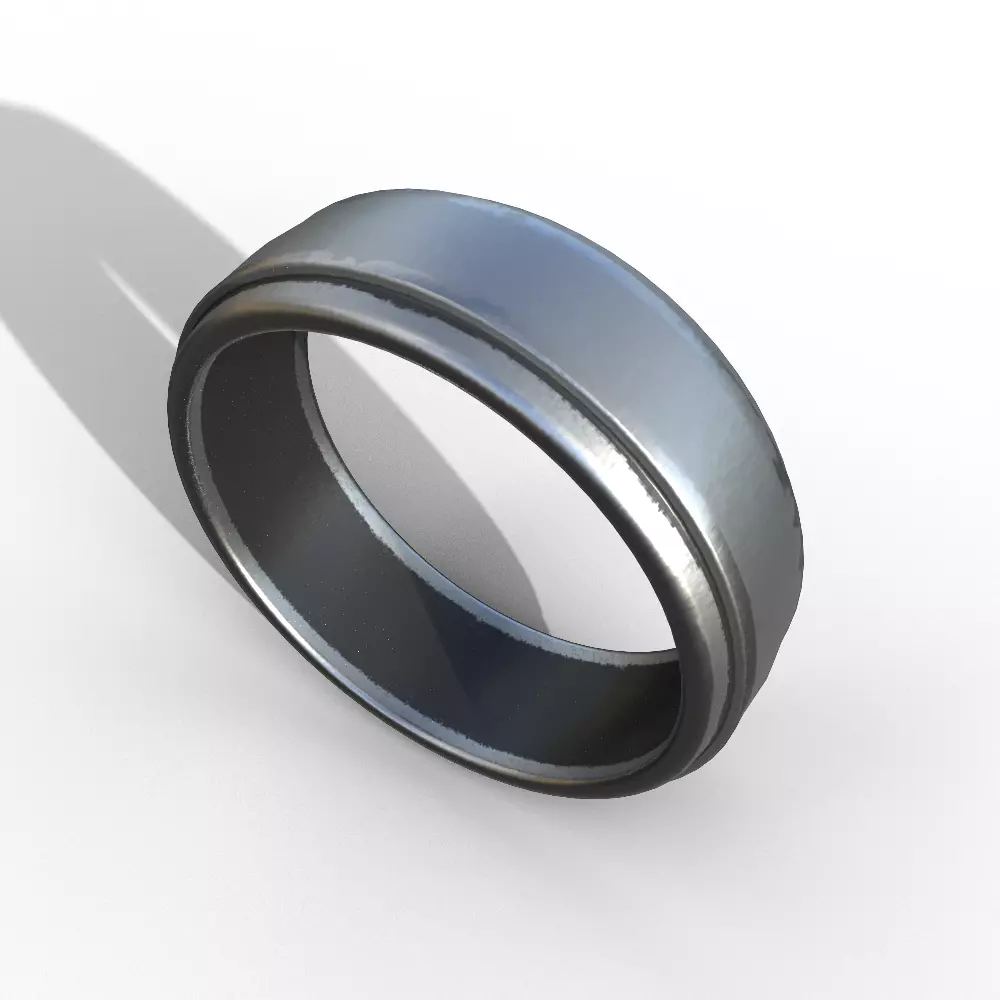 Ring skull 3D print model_0