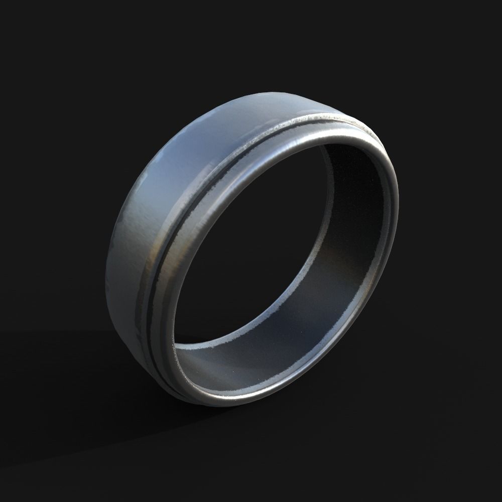 Ring skull 3D print model_3