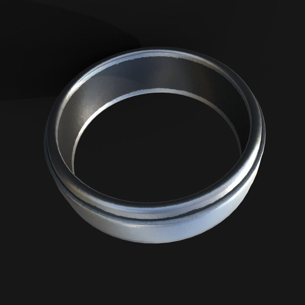 Ring skull 3D print model_5