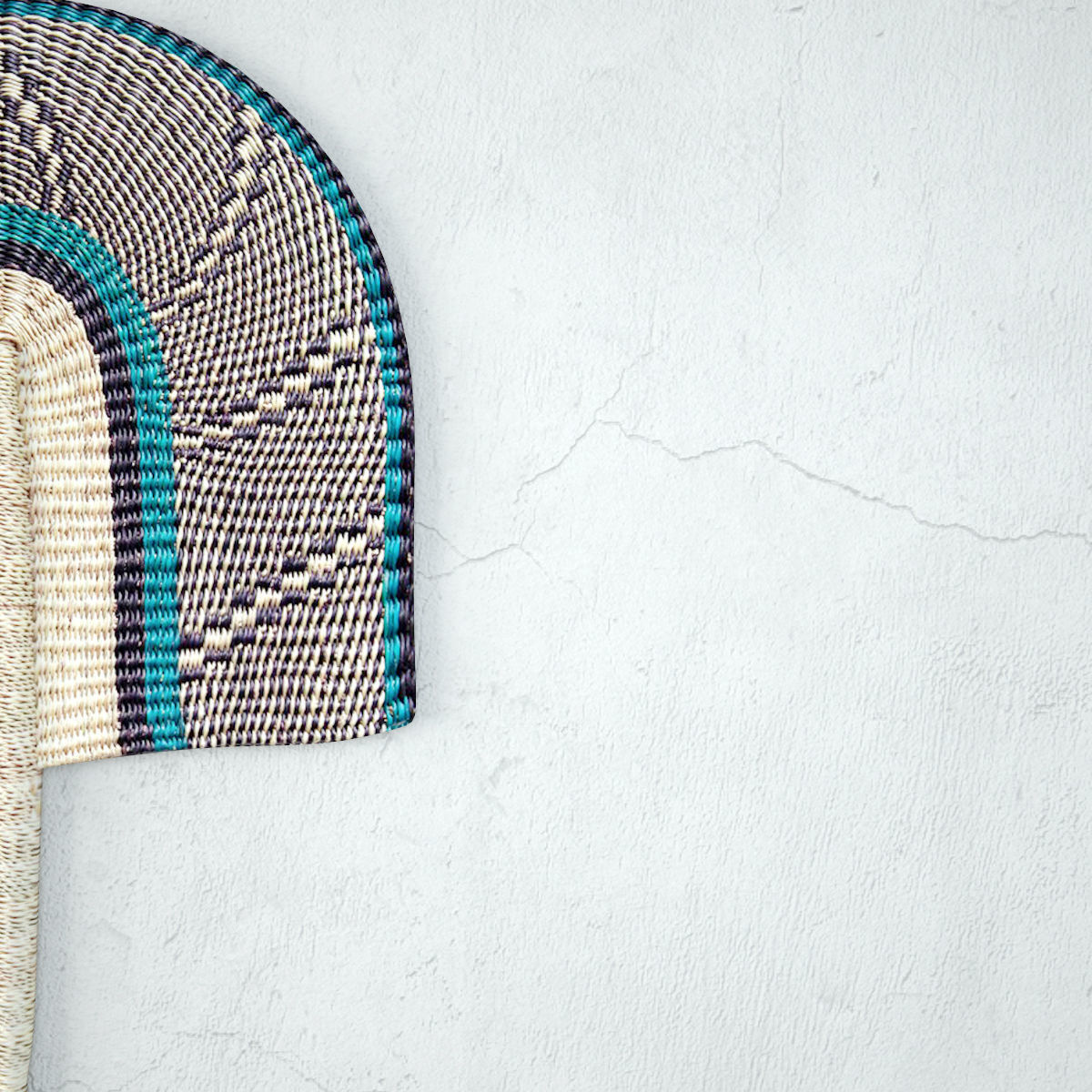 African Handwoven Fan 13 3D model_5