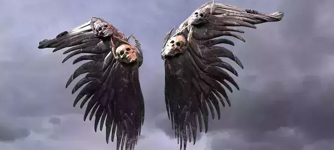 Dark Death Scythe Wings 4