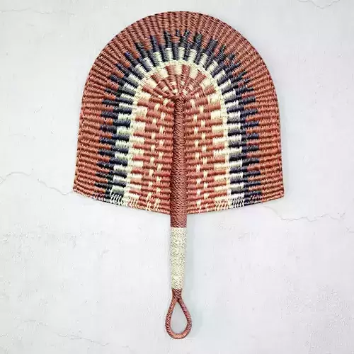 African Handwoven Fan 15 3D model