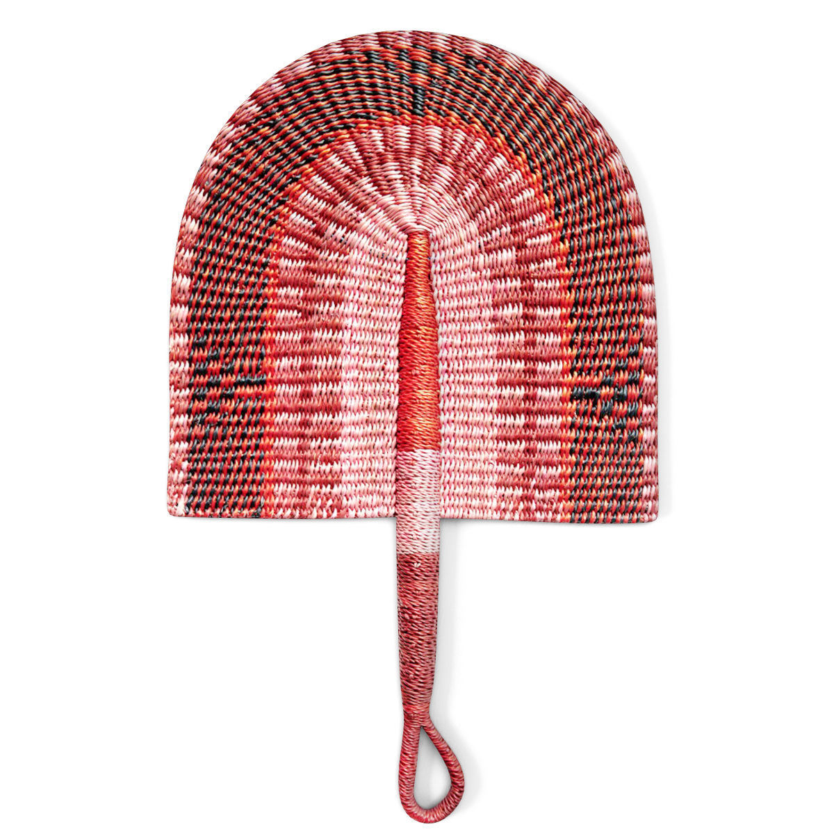 African Handwoven Fan 16 3D model_1