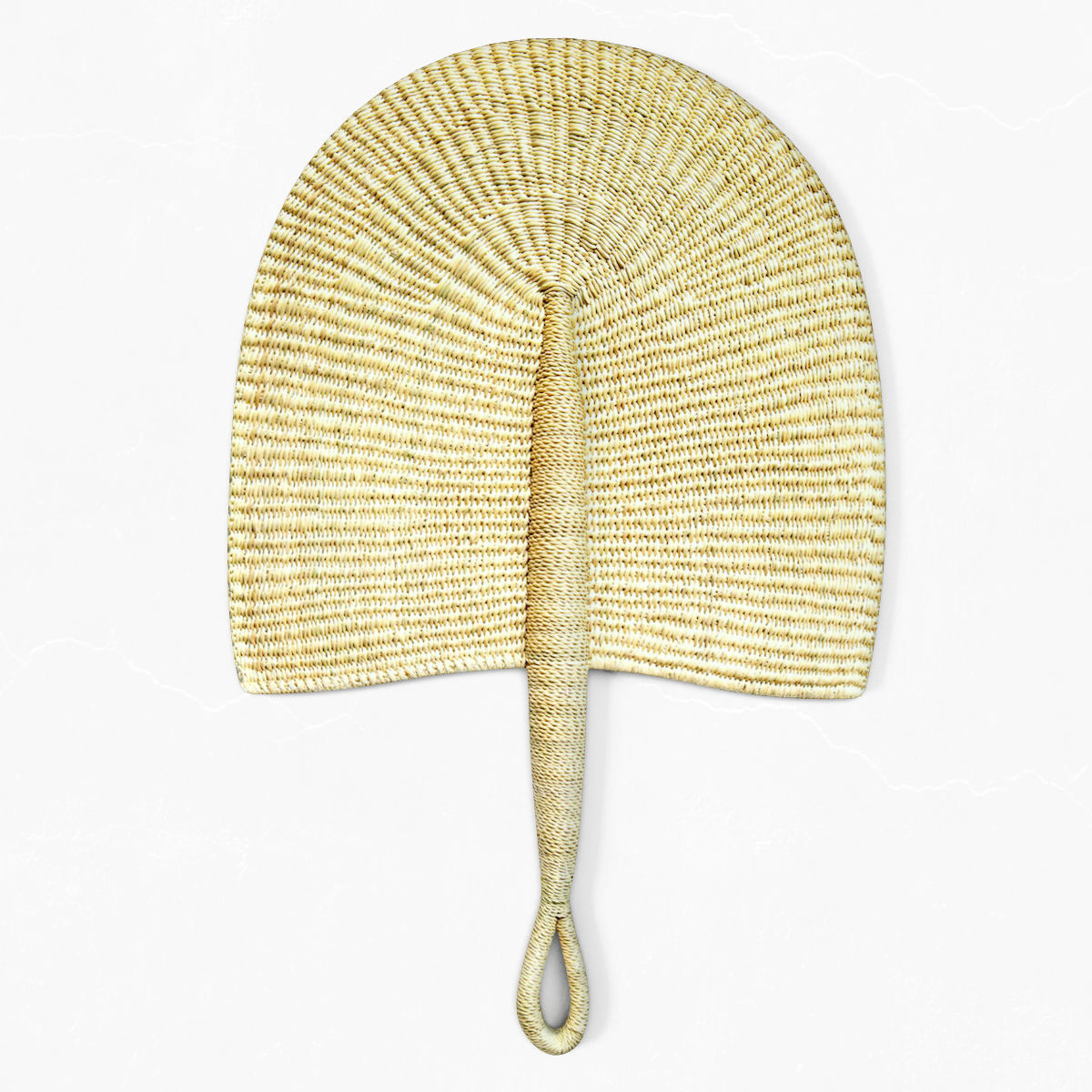 African Handwoven Fan 17 3D model_1