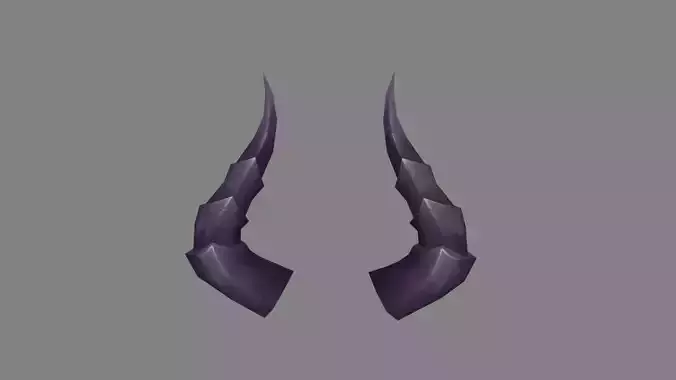 Cartoon devil horns - head decoration
