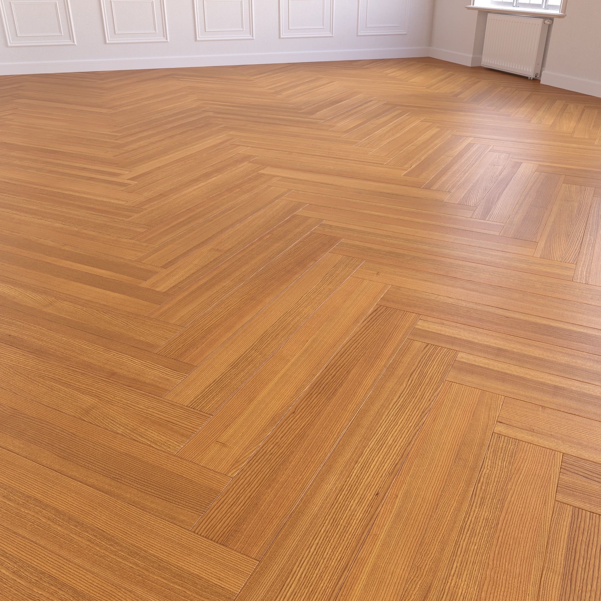 Parquet - Laminate - Wooden floor 2 in 1 Low-poly 3D model_6