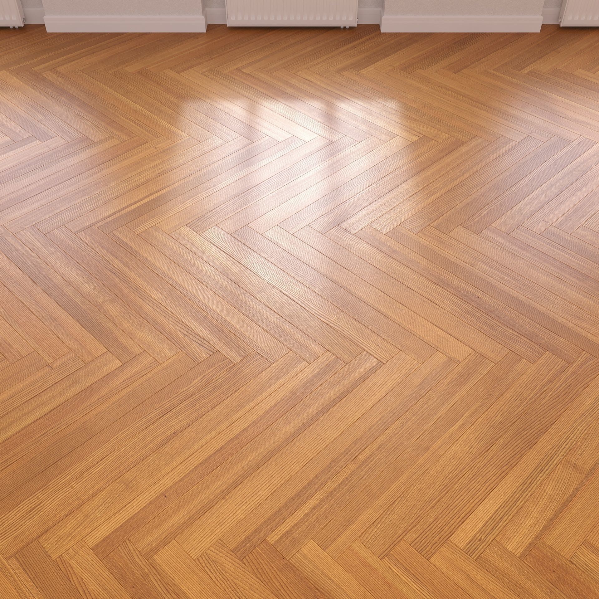 Parquet - Laminate - Wooden floor 2 in 1 Low-poly 3D model_4