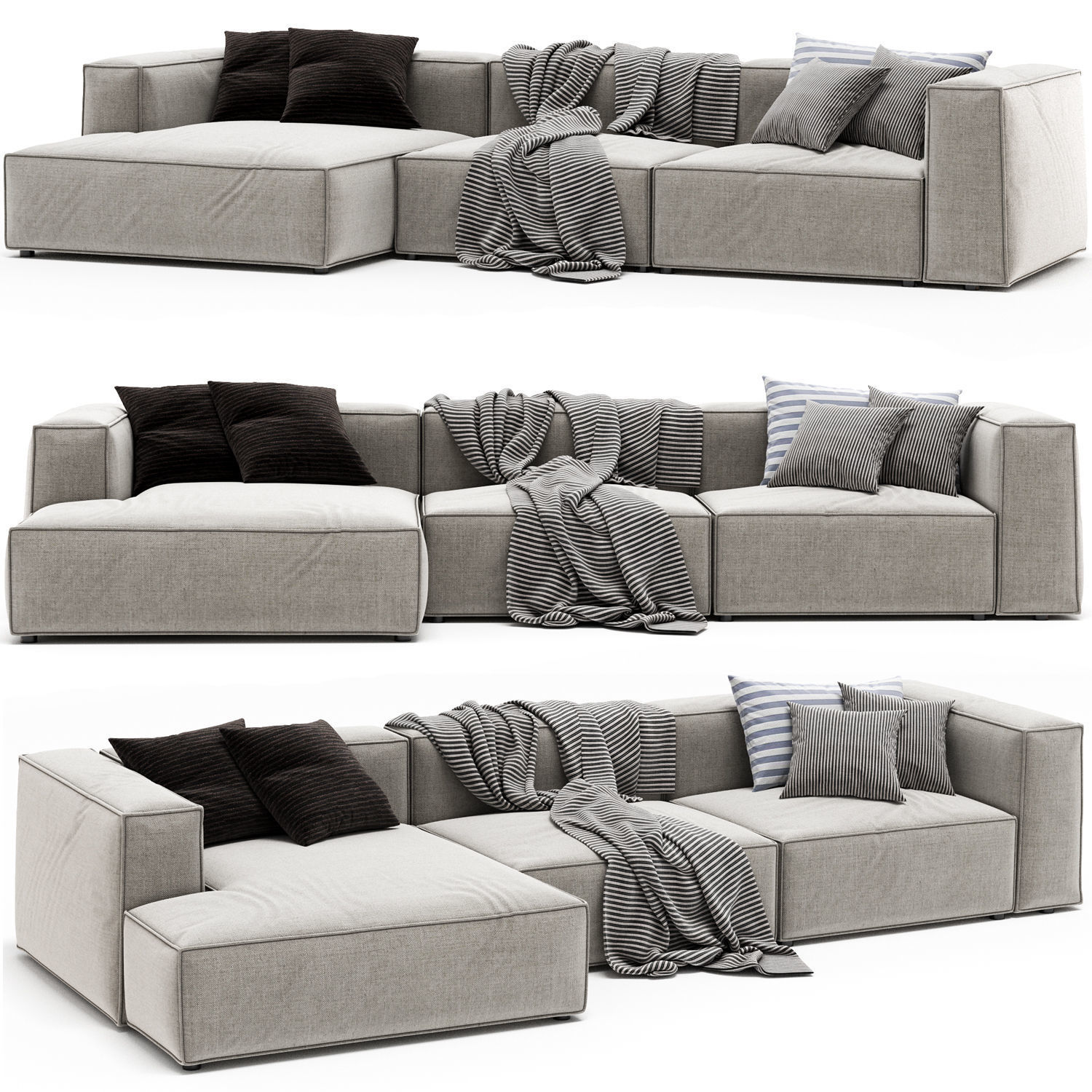 Dunbar Sofa By FEST Amsterdam 3D model_1