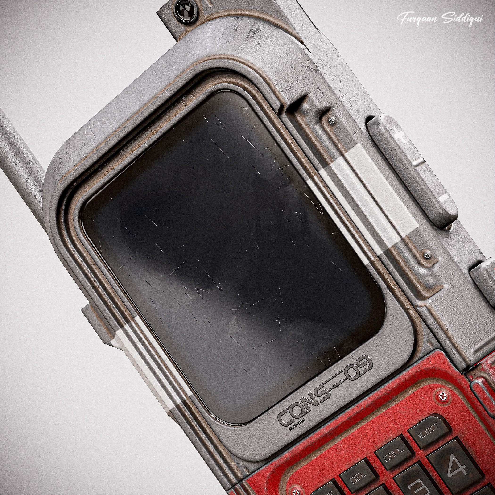 Sci-fi Controller V9 PBR Low-poly 3D model_1