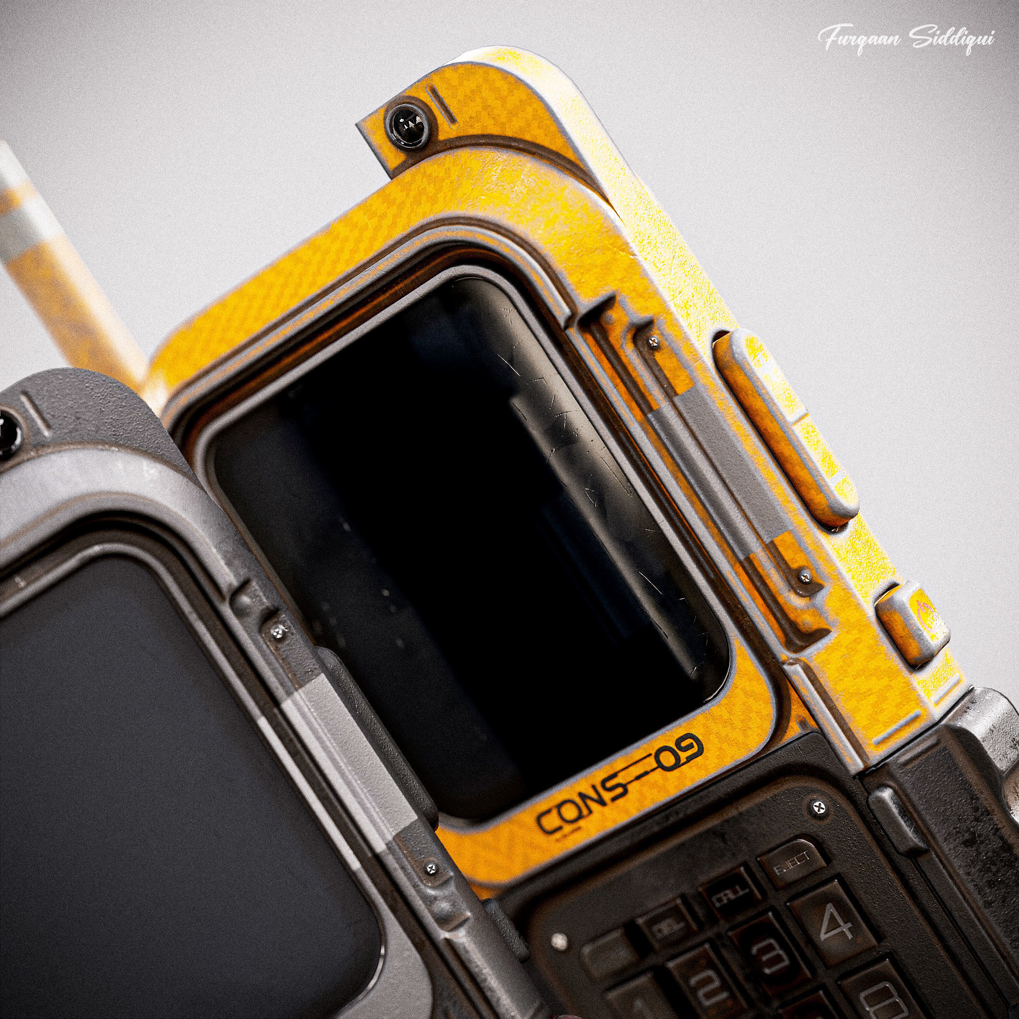 Sci-fi Controller V9 PBR Low-poly 3D model_2