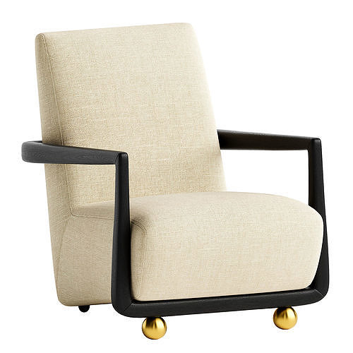 Germain Club Chair 3D model